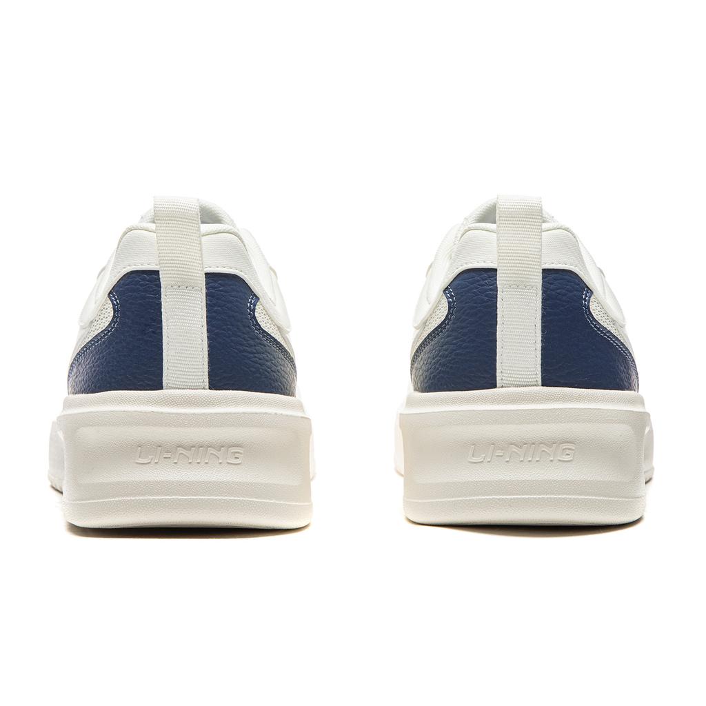 Li Ning Good Luck Slip Resistant Cushioning Abrasion Resistant Height Increasing Low Top Skateboard Shoes Men's AGCW077-2