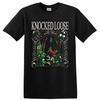 Knocked Loose Metal Band T Shirt Gothic Botanical Skull Graphic Concert Tee