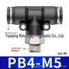 Three-Way Pneumatic Quick Connector Set for Air Hoses - Black, White, Blue Fittings