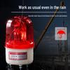 LTE-1101J Rotating LED Warning Light with Red, Yellow, Green Flash and Alarm.