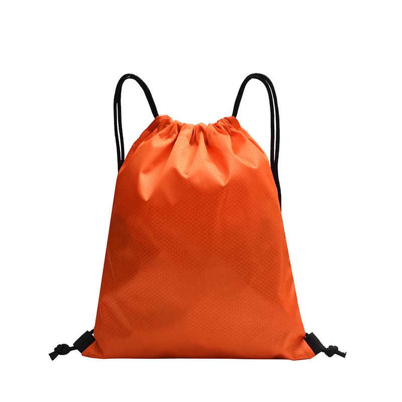 Custom Logo Waterproof Sports Drawstring Bag - Oxford Cloth for Basketball, Football, Marathon Events