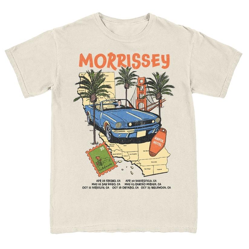 Rare Morrissey Tour 2026 Reprint S-5XL Tee K7.94 S разноцветный