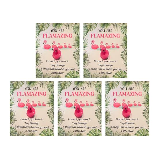 Mini Flamingo Pocket Hug Token Gift Small Resin Animal Emotional Support Gifts