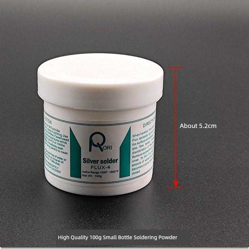 Riparazione Frigorifero Borace Polvere Disincrostante Ottone Bacchetta per Saldobrasatura Argento Materiale di Saldatura Flussante Accessori Refrigerazione Tubo di Rame Tubo di Ferro Polvere per Saldatura