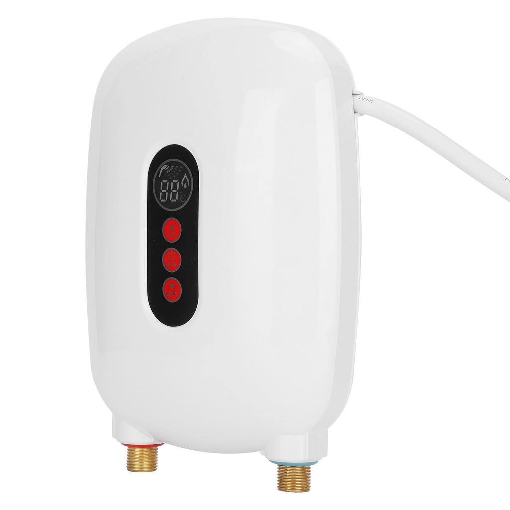 6500W   Water Heater Fast Heating Temperature Display 220V for Household Kitchen Bathroom