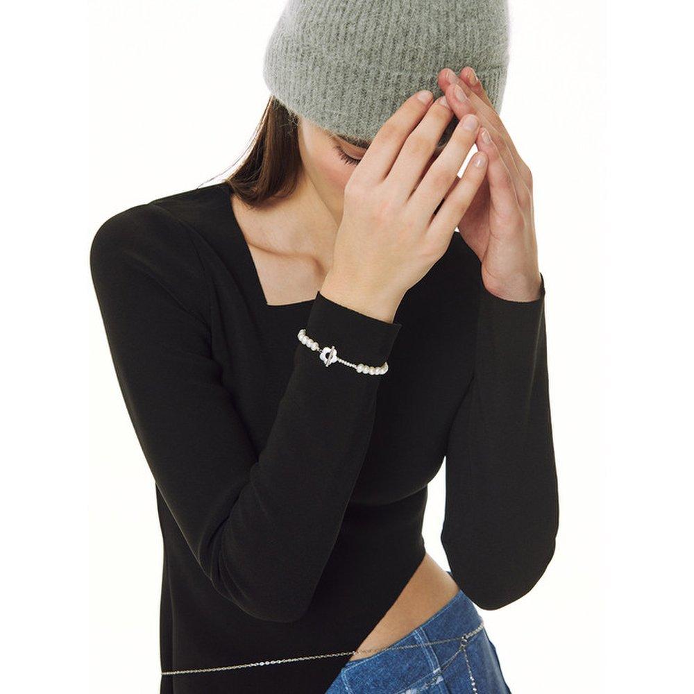 Flower Toggle Pearl Bracelet Pearl Bracelet