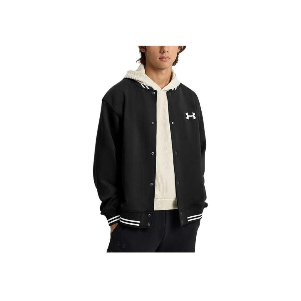 Under Armour Minimalist Logo Print Jacket Unisex Black 1389368-001