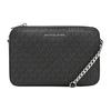 Michael Kors Jet Set Long Presbyopia Printed Retro Chain Commuting Camera Bag Shoulder Bag Leather Crossbody Bag Medium Women's Black