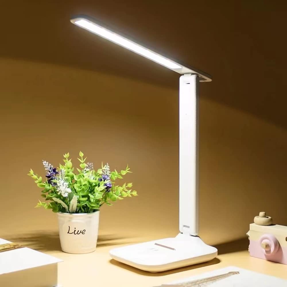 

Desk Lamp, Table Lamp, Table Lamp, Table Lamp, 3 Color Temperature Settings, Stepless Dimming, Rechargeable, Eye-Friendly, Energy-Saving, Touch