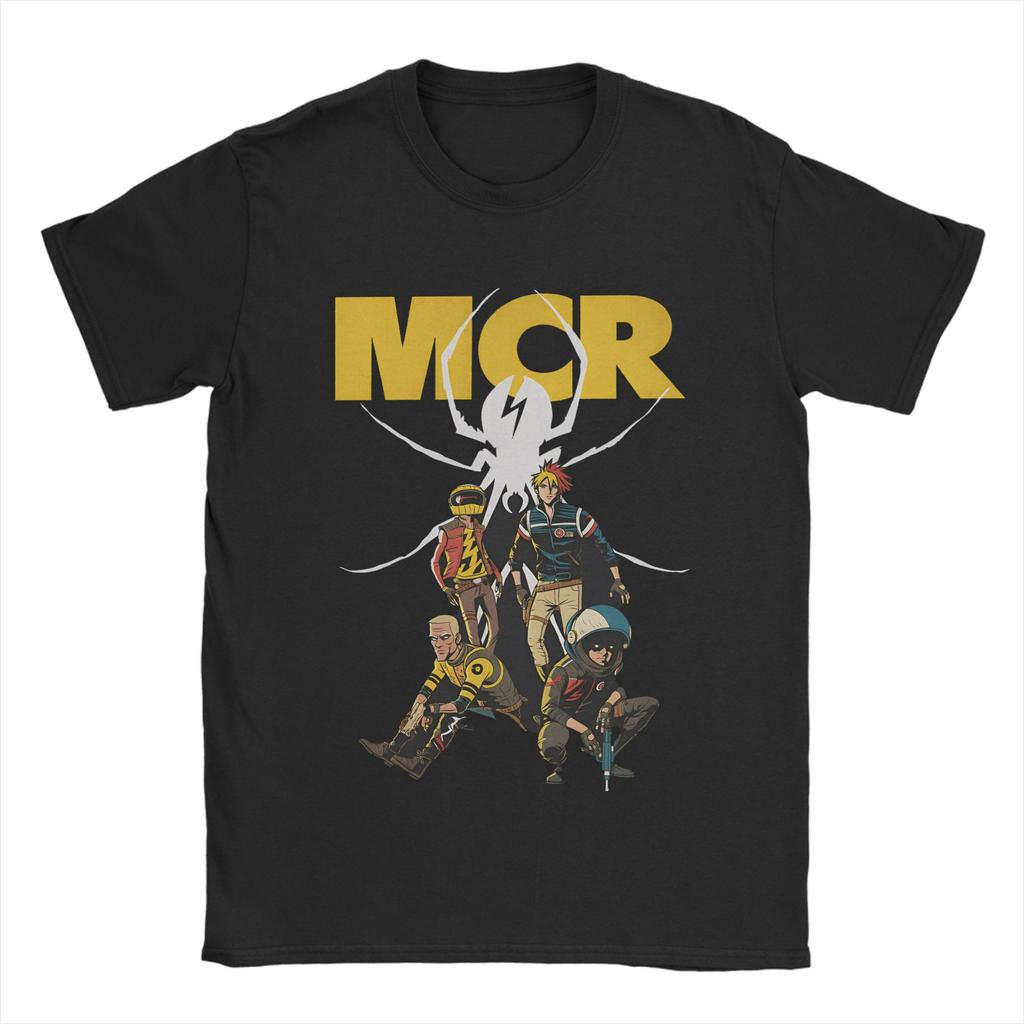 My Chemical Romance MCR Rock Music T-Shirt Summer Harajuku T Shirts Men Cotton O Neck Plus Size 5XL Top Tees Short Sleeve Tops
