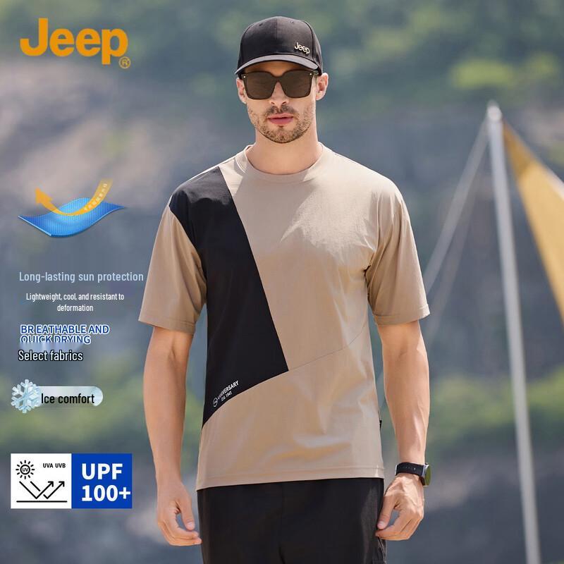 

Мужская летняя футболка с коротким рукавом JEEP L