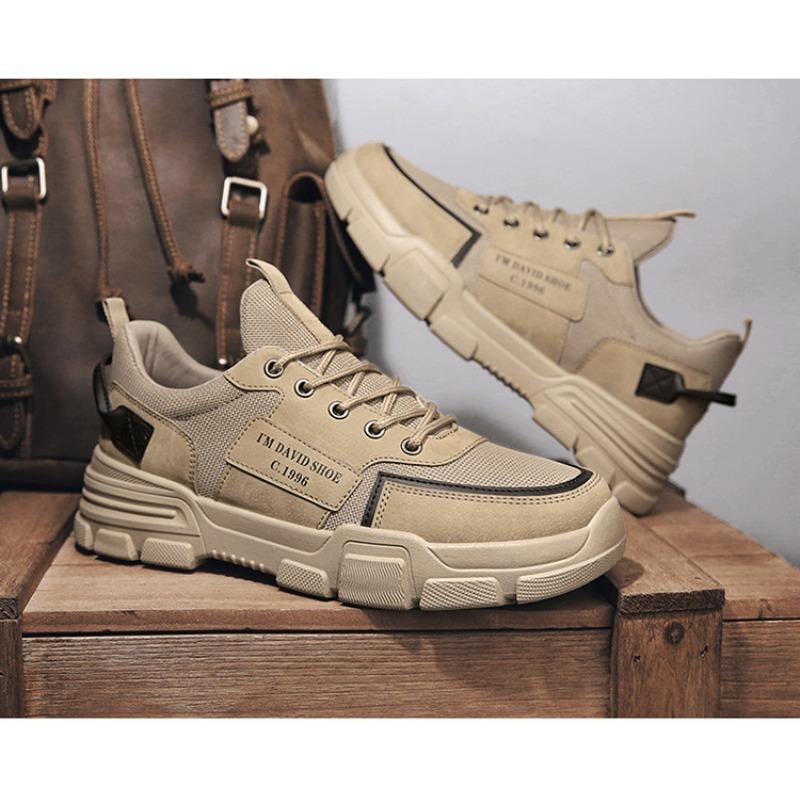 New Spring Durable Workwear Lightweight Board Shoes – Breathable Athletic Casual Men's Outdoor Footwear