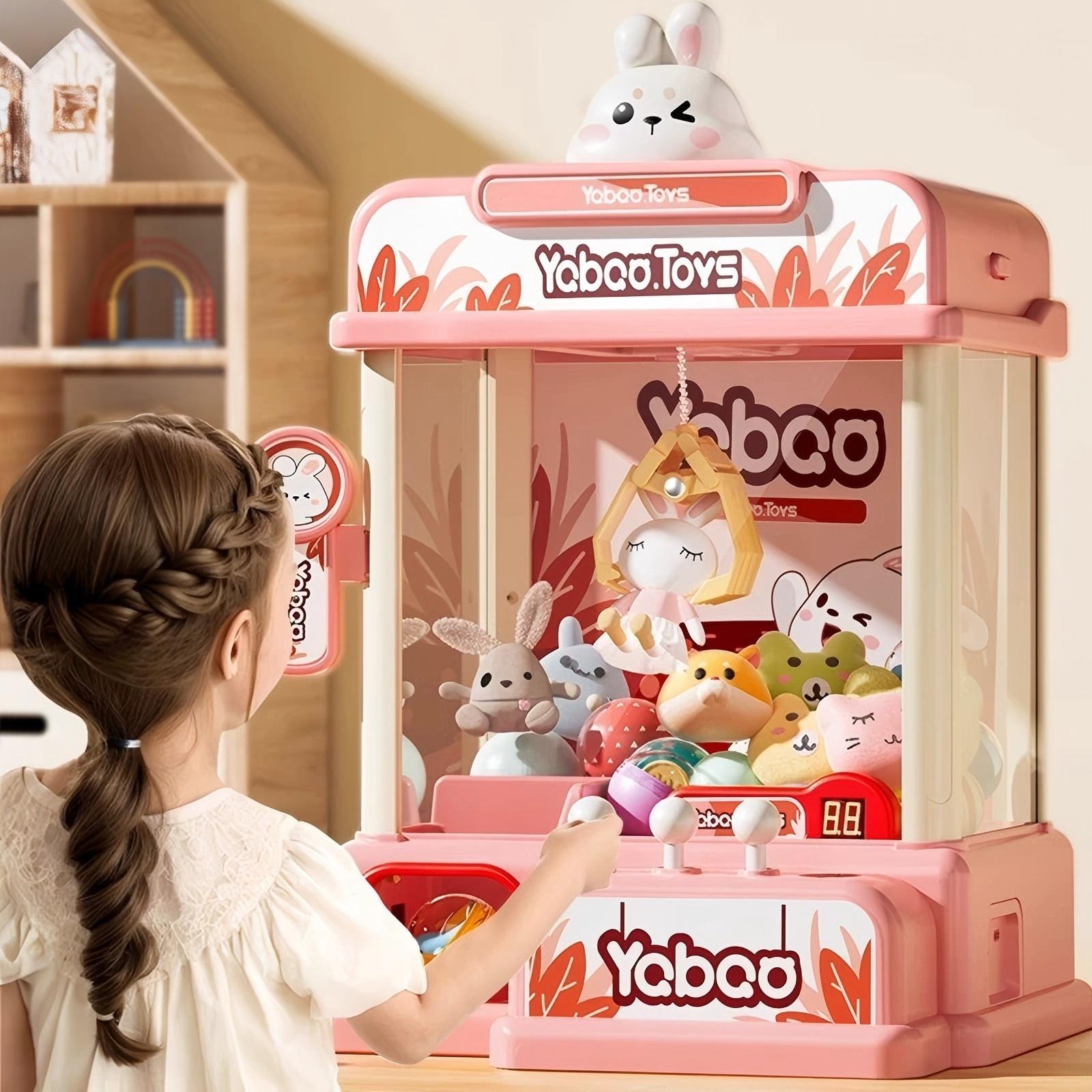 Pandara Jewelry Non-Toxic Claw Machine For Kids Mini Vending Arcade Game Toy With Sound For Children Candy Grabber Prize Dispenser Machine Gift Children Toy