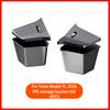 For Tesla NEW Model YL 2026 Rear Trunk Side Storage Box Cargo Organizer TPE Bin Box Flocking Mat Partition Board Accessories