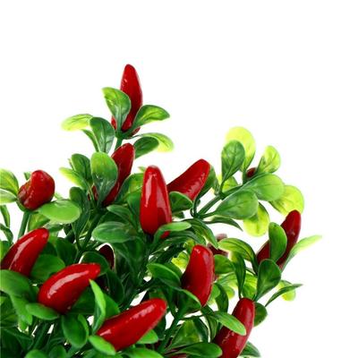 Mini 10 st Plastväxter Heminredning Simulering Chili Konstgjord Paprika Falska Grönsaker