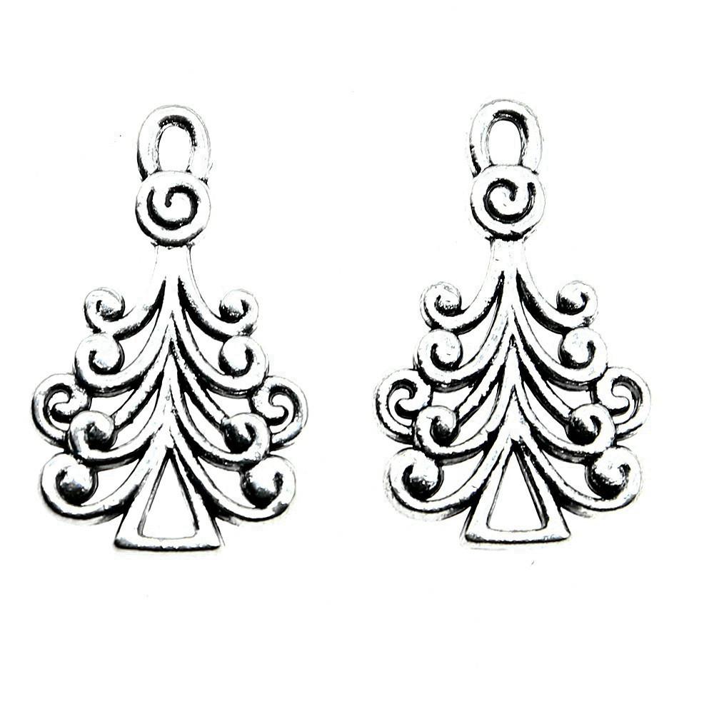 Acorn Charms Christmas Tree Pendants For Forest Nature Themed Jewelry