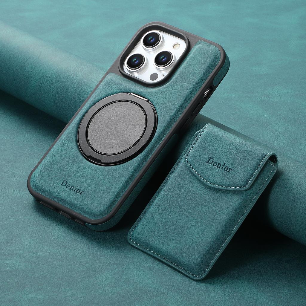 Denior Suitable for Samsung S26Ultra Magnetic S23 Rotary Stand Magsafe Card Case S25 Mobile Phone Case A16