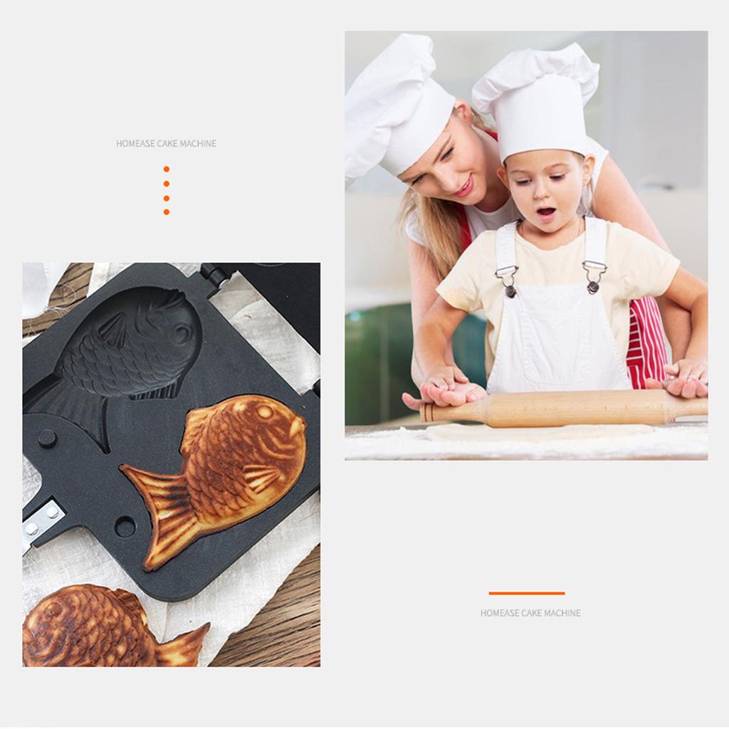 Breakfast Frying Pan Non-Stick Double-Sided Mold Pan Sandwich Bread Toast Baking Tool Double‑Sided Frying Pan Frying Grill Pan