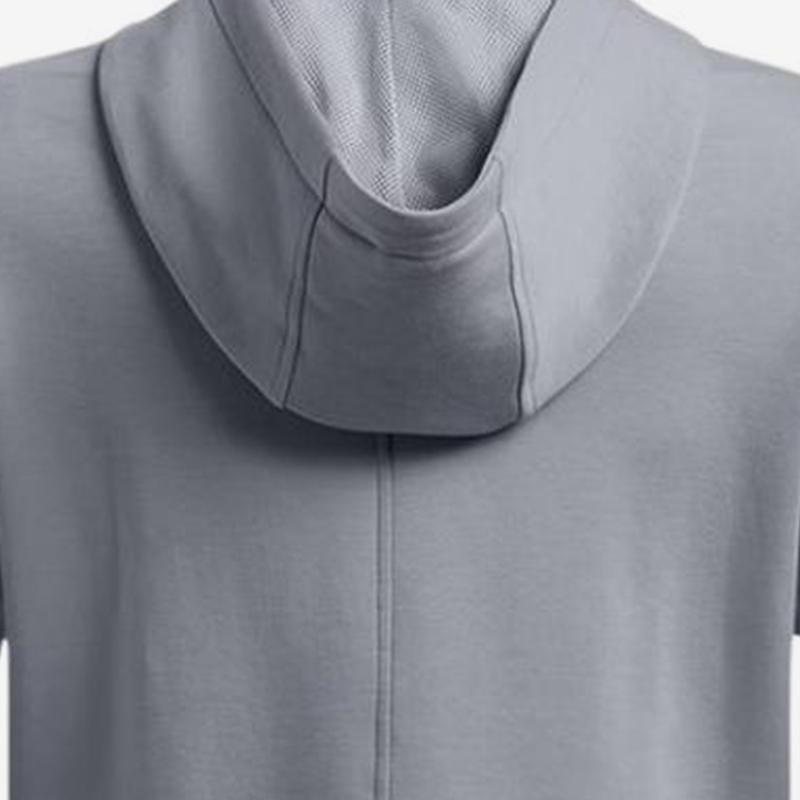 Under Armour Sportsstyle Vqc Fleece Hooded Pullover Long Sleeve Sweatshirt Men Sweatshirt Gray 1389477-035