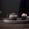 250ml Old Rock Clay Gilded Teapot Ceramic Anti-scald Heat-resistant Tea Set