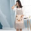 Creative Cartoon Hand-Wiping Apron Waterproof Anti-Oil For Woman Men Chef Work Apron Grill Restaurant Shop Cafes Kitchen