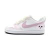 Court Borough Synthetic Leather Abrasion Resistant Abrasion Resistant Low Top Skateboard Shoes Unisex Pink DV5456-104(Team1522-)