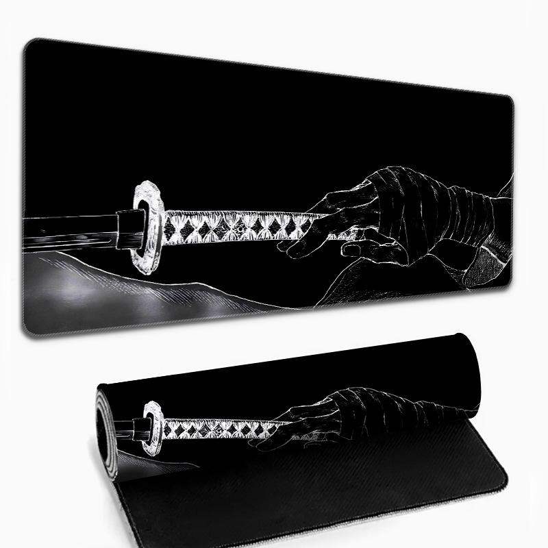 Japanese Character Pattern Ultra-large Non-slip Esports Mouse Pad Desk Mat