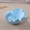 Moules en silicone pour bougies en forme de conque, style océan, pour fabrication de boîtes de rangement, de bijoux, de cire parfumée, faits à la main, pour décoration d'intérieur