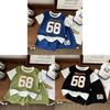 Childrens Summer Sports Outfit With Cartoon Pattern For Toddler Boys And Girls