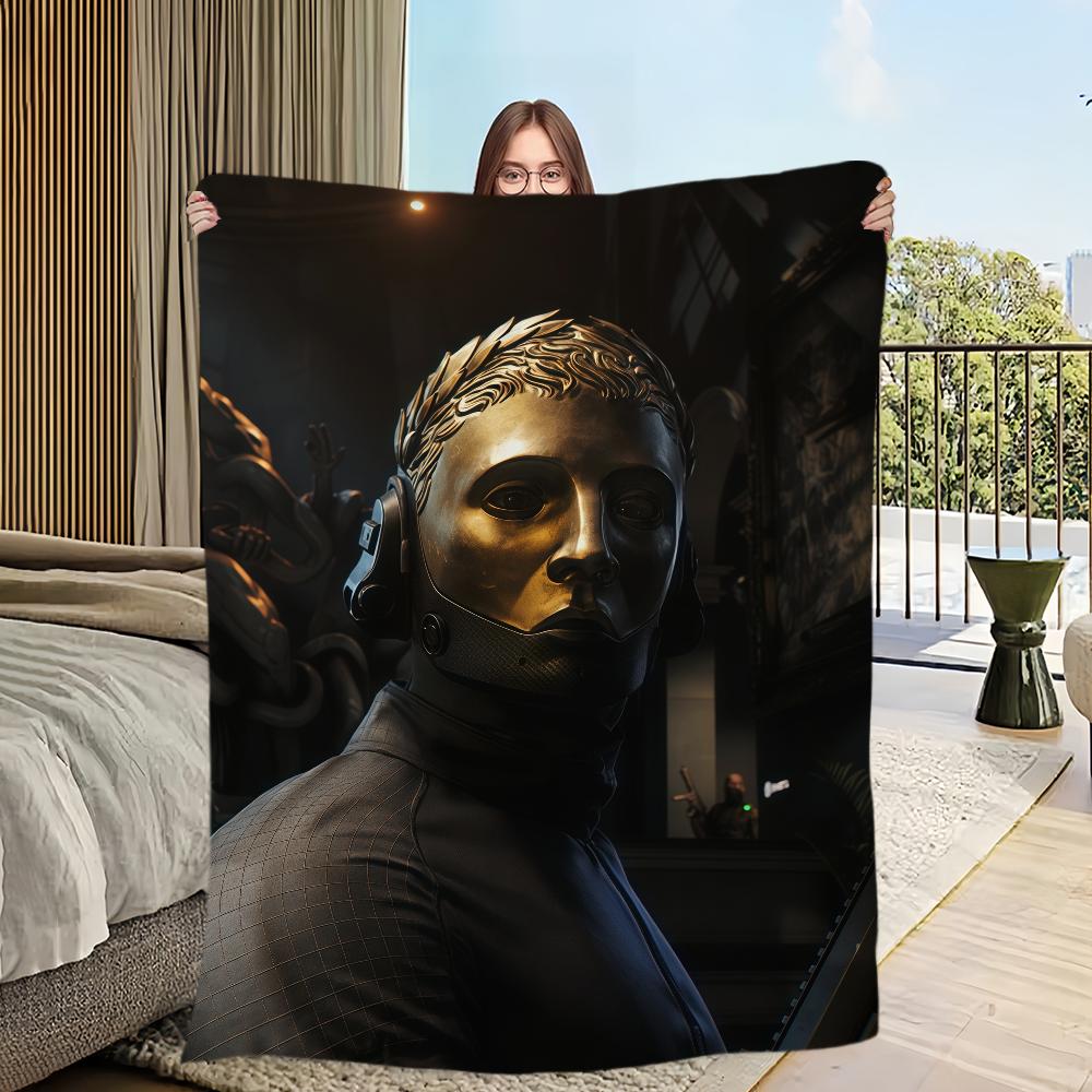 

007 F-First Light Game Blanket For Sofa Room Microfiber Bedding Blanket office Travel Gift Home 30x40in