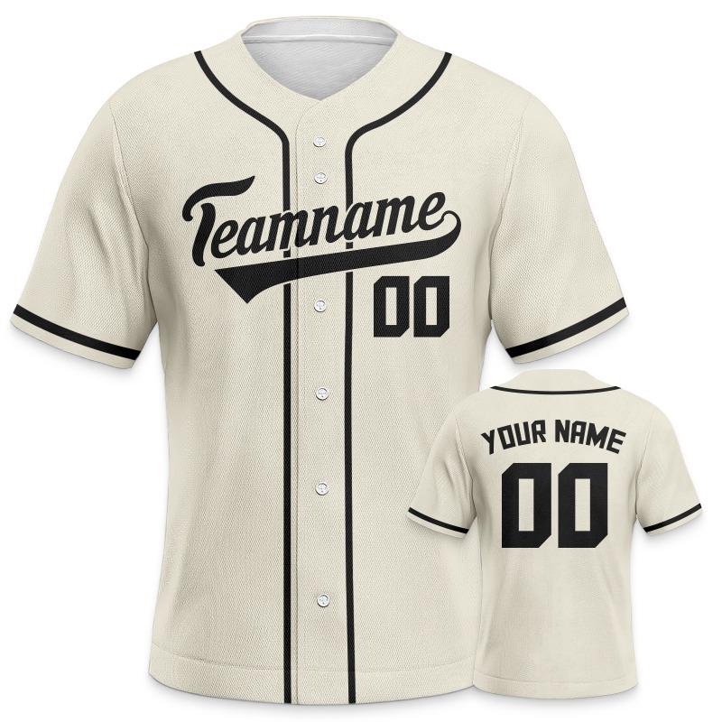 Baseballtrikot für Fans Einfaches Baseball-Shirt