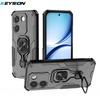 KEYSION Shockproof Armor Case for POCO X8 Pro Max Silicone+PC Upright Metal Live Ring Stand Phone Cover for Xiaomi POCO X8 Pro