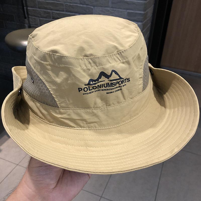 

Летняя быстросохнущая тонкая солнцезащитная альпинистская шляпа для молодых мужчин и женщин, дышащая шляпа от солнца Tide and Letter Hill （54-58cm） хаки