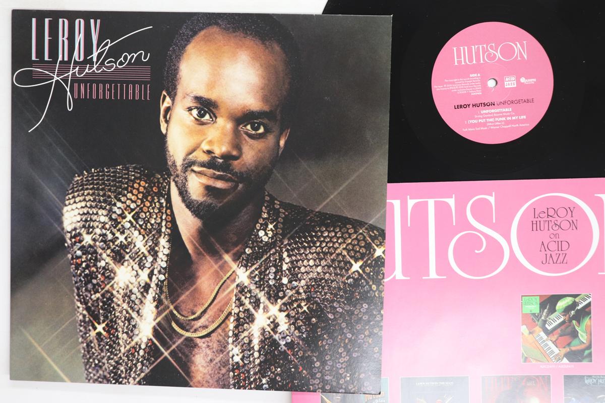 

12inch Record LEROY HUTSON Unforgettable AJXLP426 ACID JAZZ 2018 Europe SoulFunk Used