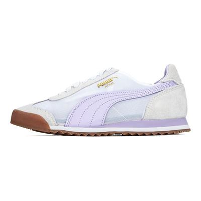 Roma OG T White Lavender Unisex Sneakers Gold 387241-06