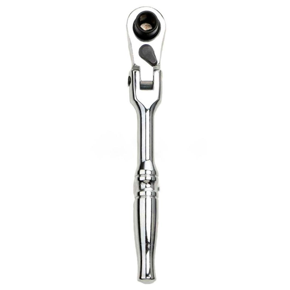 Ratchet Handle 2in1 Multi-Purpose Reversible Resilient Head Ratchet Wrench 1/4 Hand Tools Tool Accessories Professional Tools