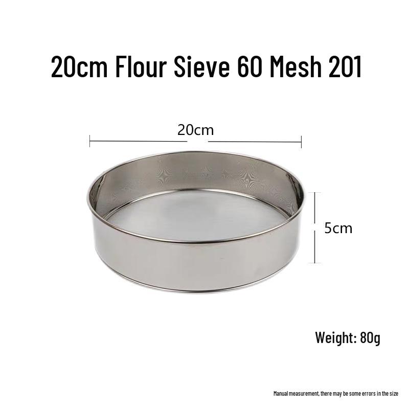 Stainless Steel Fine Mesh Flour and Sugar Sifter Tool