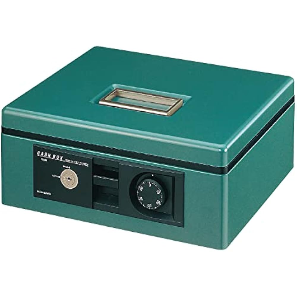 Kokuyo (KOKUYO) CB-12G Handbag Safe with Dial B5 Green