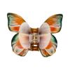 Women Hair Claw Colorful Imitation Butterflies Design Hair Clip Non-Slip Secure Grip Back Head Hair Clip Hair Accessories