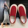 Leather Version~ 2025 Autumn New Versatile Casual Women's Shoes Comfortable Flat Bottom Round Head One Pedal Retro Single Shoes Women