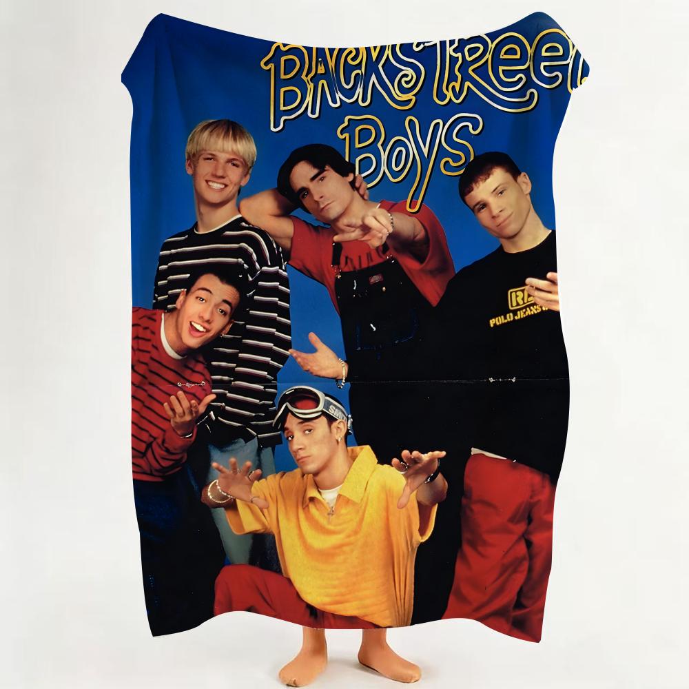 Coperta in Flanella Backstreet B Boys Throw B Adatta per Divano Soggiorno Camera da Letto