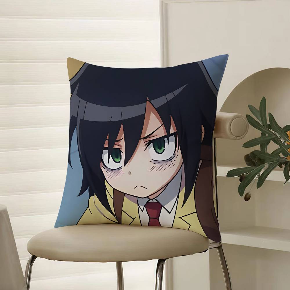 K-Kuroki T-Tomoko Pillow Case Comfort Sofa Bed Silky Elegant Invisible Zipper Decorative Cushion Cover
