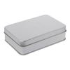 Small Metal Tin Silver Storage Box Case Organizer For Money Coin Candy Key