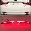 Car Flashing 2PCS LED Rear Bumper Reflector For Hyundai Sonata 8 2010 2011 2012 2013 2014 Brake Light Fog Lamp Turn Signal
