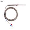 1/2/3/4/5m 50mm Probe K-Type Thermocouple Temperature Sensor Meter M8 Thread
