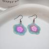 Retro Symphony Feather Hollow Earrings Female, Bohemian Ethnic Style Light Luxury High Sense Fashion Ear Hook