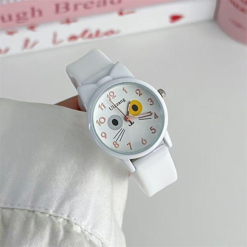 Children's watch ins style high value primary and secondary school students simple and cute cartoon quartz watch