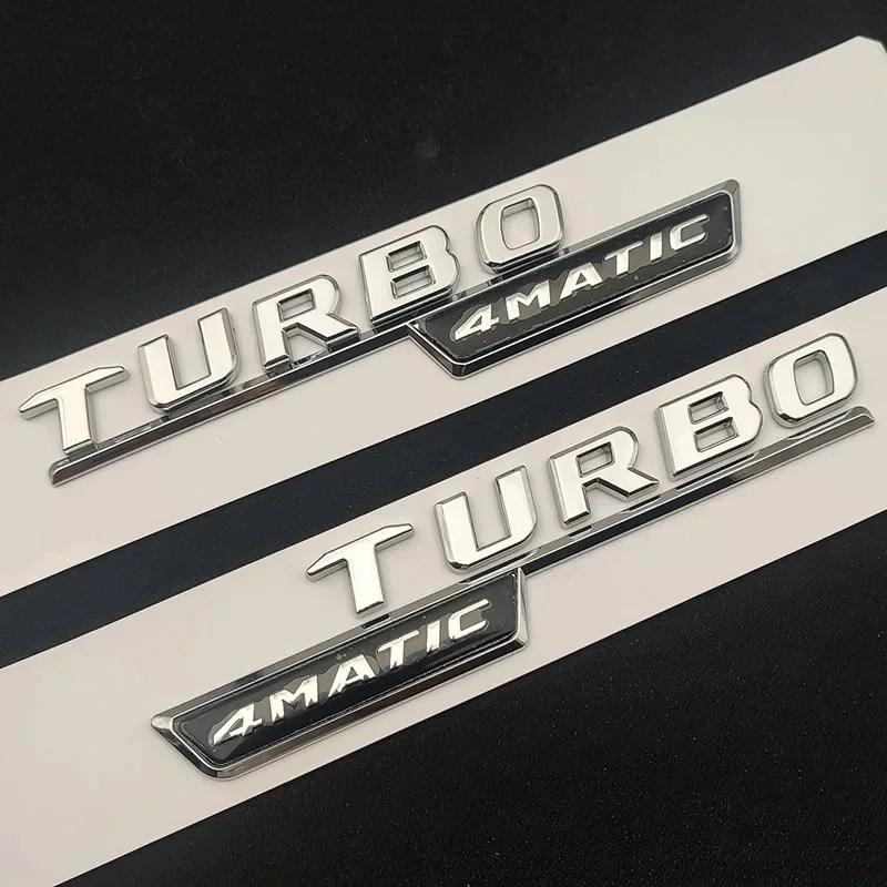 3D ABS Car Letters for Mercedes CLA45S C118 W118 CLA35 CLA45 AMG C117 W117 Fender TURBO 4MATIC Emblem Logo Sticker Accessories