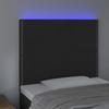 VidaXL LED Headboard Bedroom Furniture Single Bed Accessory Headboard Interior Black 3122316