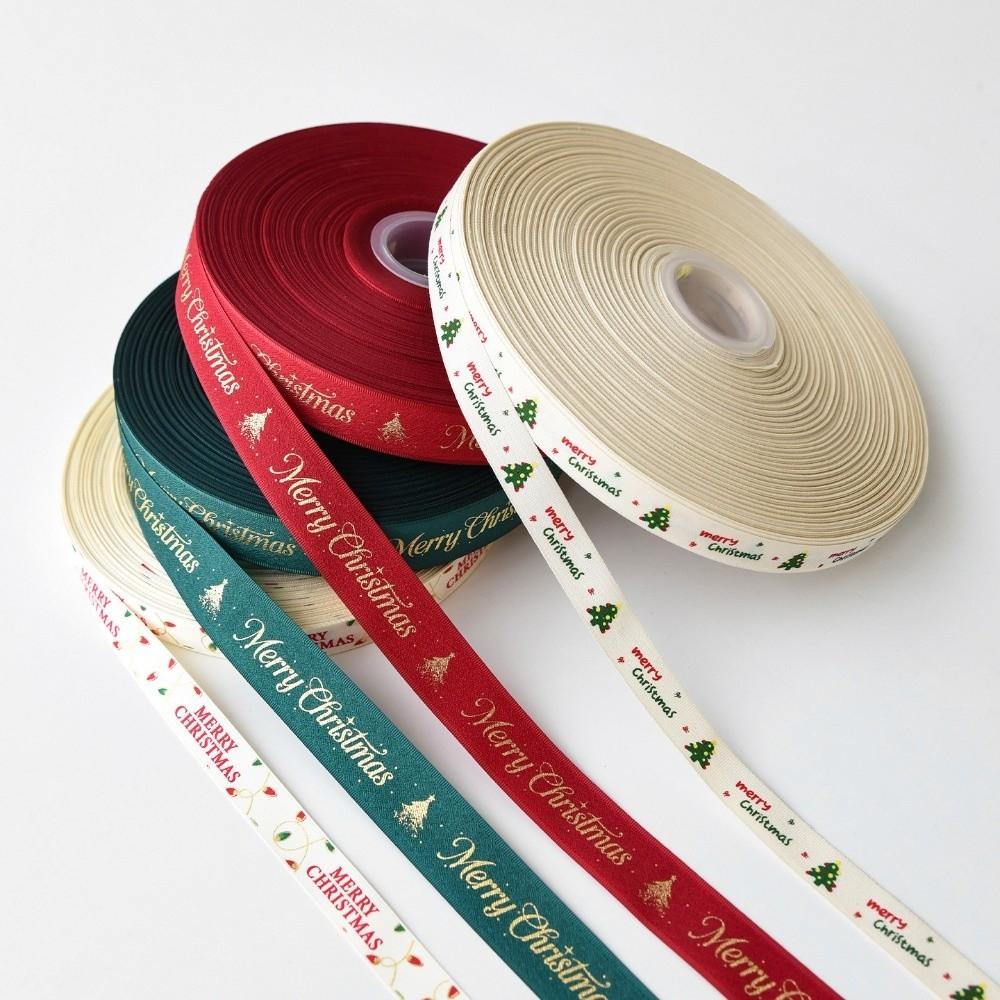2M Dacron Christmasn Ribbon Red Gift Wrapping Ribbon Holiday Decor Gift Packing  Christmas